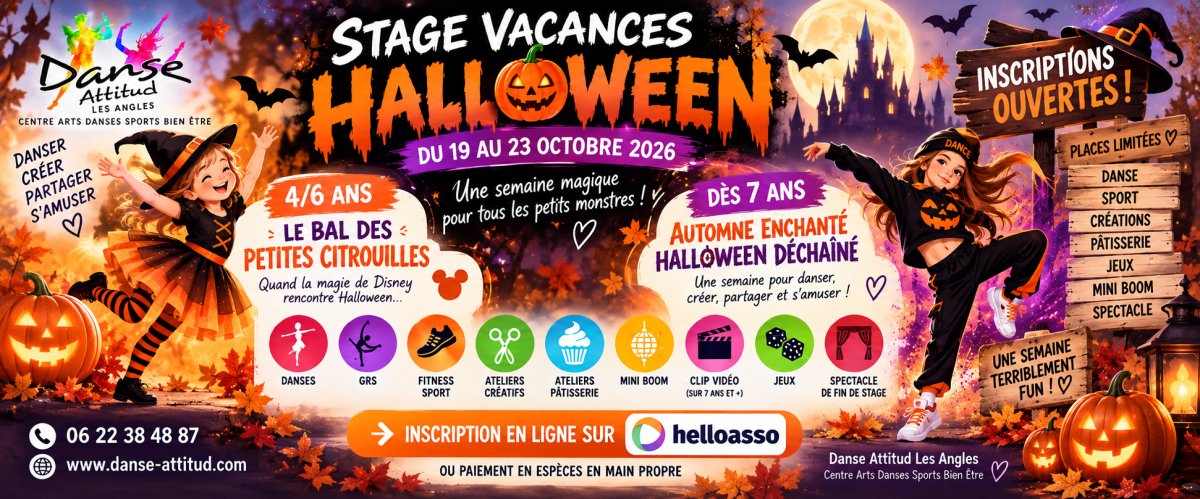 Stage danses et cr&eacute;ations vacances octobre