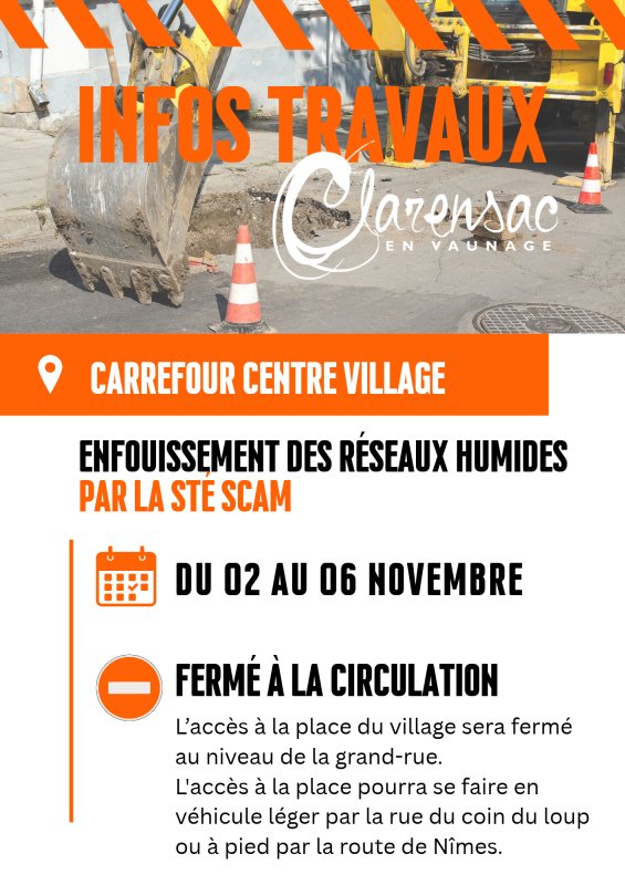 [INFOS TRAVAUX]