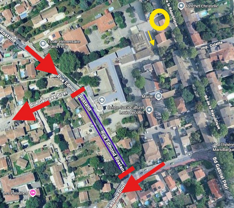 📢 INFORMATION &ndash; TRAVAUX EN URGENCE SUR LE BOULEVARD ROSTAND