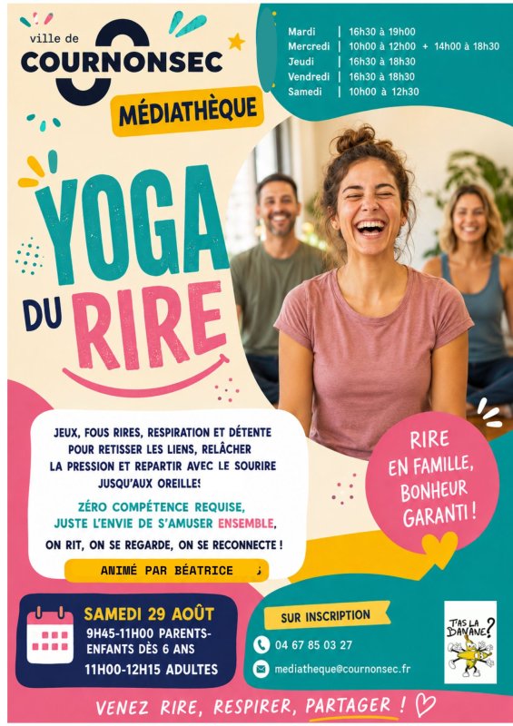Samedi 29 Ao&ucirc;t, Yoga du rire