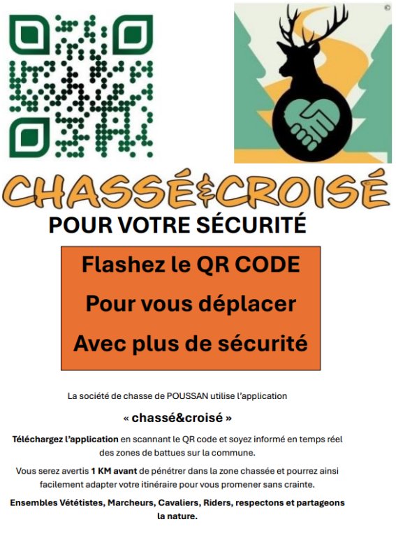 S&eacute;curit&eacute; en nature : la soci&eacute;t&eacute; de chasse adopte l'application &laquo; Chass&eacute;&Crois&eacute; &raquo;