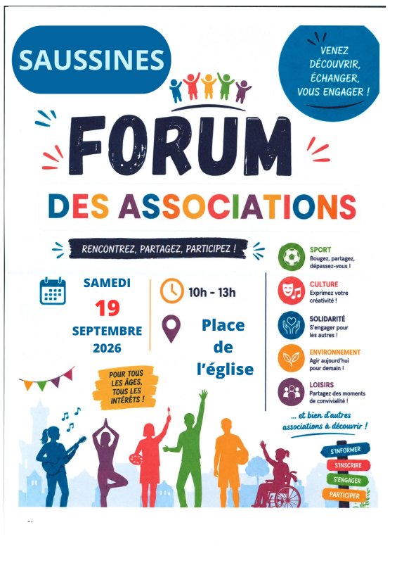𝗙𝗢𝗥𝗨𝗠 𝗗𝗘𝗦 𝗔𝗦𝗦𝗢𝗖𝗜𝗔𝗧𝗜𝗢𝗡𝗦 𝗗𝗘 𝗦𝗔𝗨𝗦𝗦𝗜𝗡𝗘𝗦 🗓️