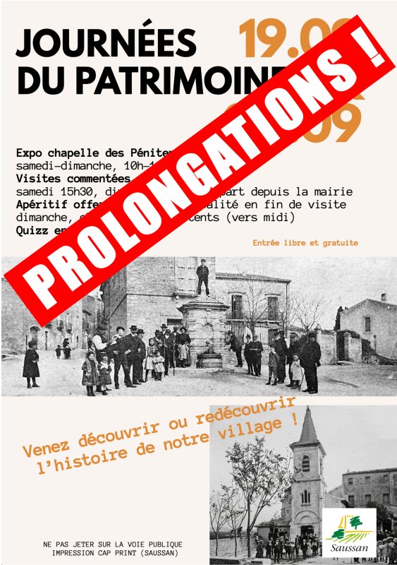 Les Journ&eacute;es du Patrimoine jouent les prolongations !