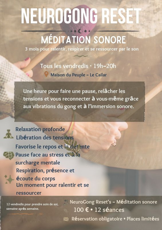 ✨M&Eacute;DITATION SONORE✨
