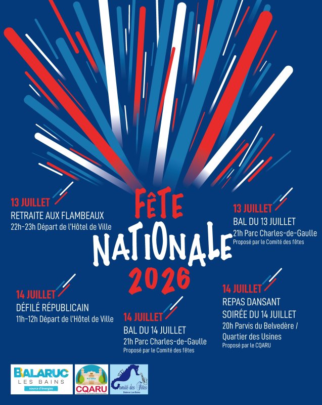 Les festivit&eacute;s du 14 juillet
