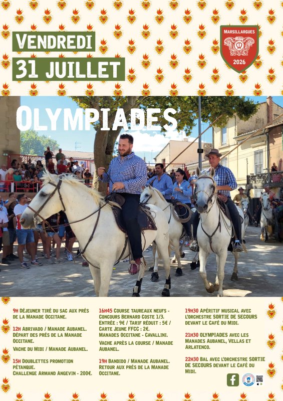 🎉 F&Ecirc;TE VOTIVE 2026 - Olympiades - Jour 7