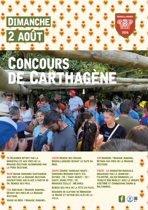 🎉 F&Ecirc;TE VOTIVE 2026 - Concours de Carthag&egrave;ne - Jour 9