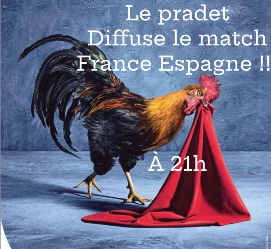 Diffusion du match sur grand &eacute;cran avec la clim