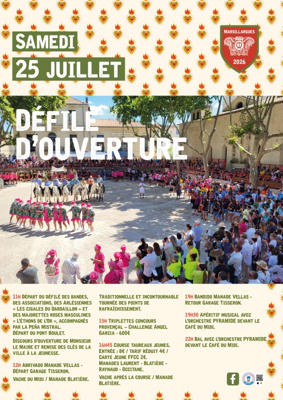 🎉F&Ecirc;TE VOTIVE 2026 - D&eacute;fil&eacute; d'ouverture - Jour 1