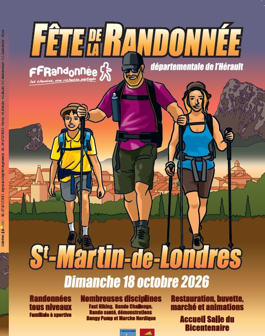 GEC participe DIMANCHE 18 OCTOBRE &agrave; la F&Ecirc;TE de la RANDONN&Eacute;E de L&rsquo;H&Eacute;RAULT