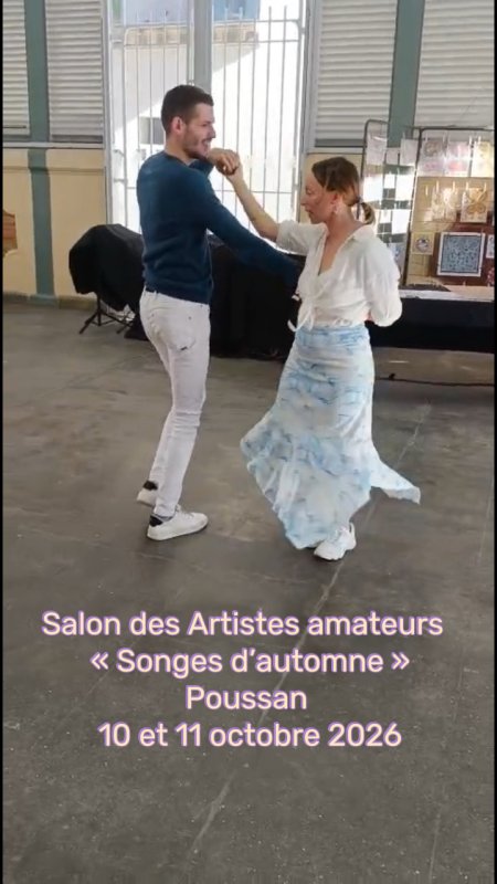 💃Initiation salsa au Salon des Artistes amateurs "Songes d'automne" ce week-end !