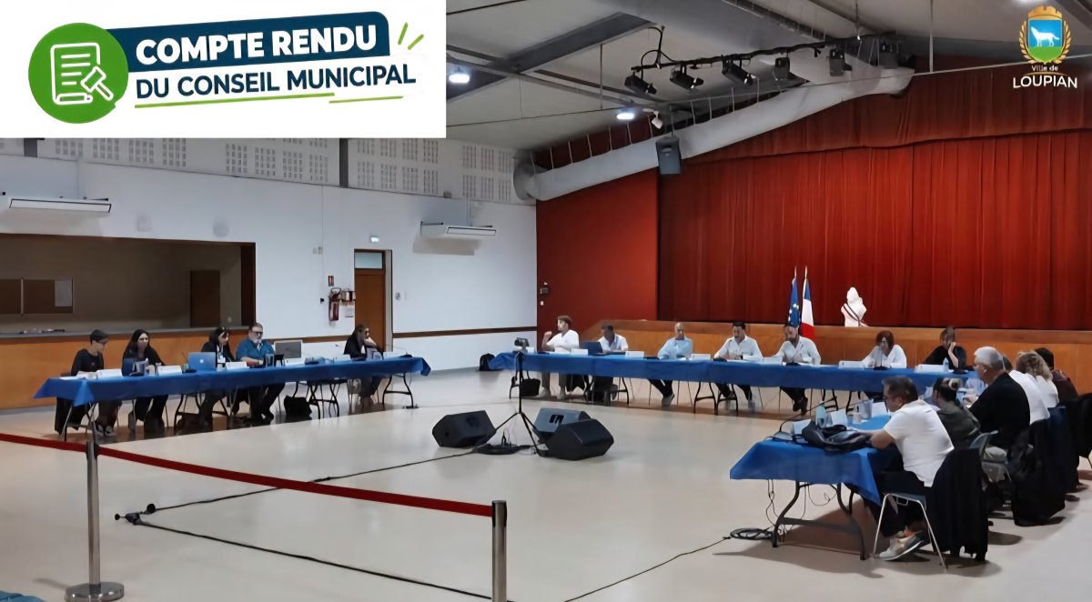 COMPTE-RENDU DU CONSEIL MUNICIPAL&nbsp;  S&Eacute;ANCE DU 7 OCTOBRE 2026 - LES PRINCIPALES D&Eacute;CISIONS