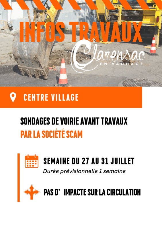 [INFOS TRAVAUX]
