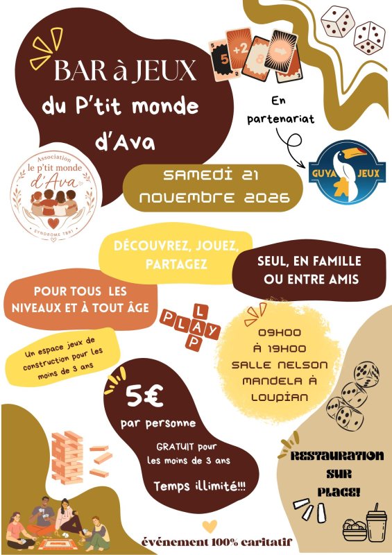 BAR &agrave; Jeux du P&rsquo;tit monde d&rsquo;Ava