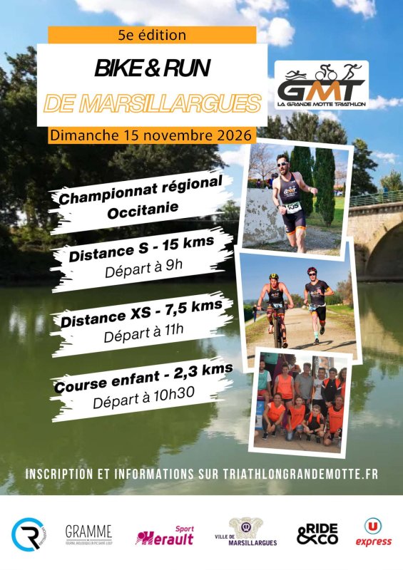 🚴&zwj;♂️🏃&zwj;♀️ BIKE & RUN DE MARSILLARGUES : &Agrave; VOS MARQUES, PR&Ecirc;TS, PARTEZ ! 🔥