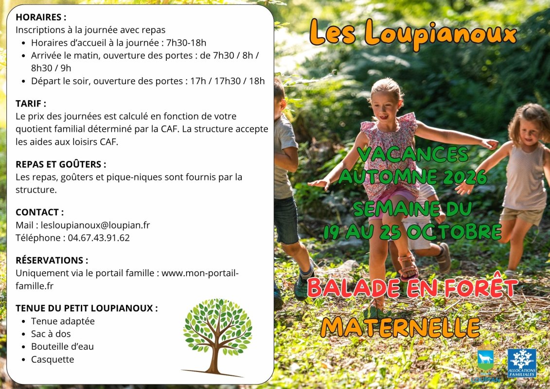 Les vacances d'Automne sont arriv&eacute;es et notre accueil de loisirs est pr&ecirc;t &agrave; accueillir les petits aventuriers ! 🌟