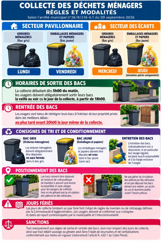 COLLECTE DES DECHETS MENAGERS