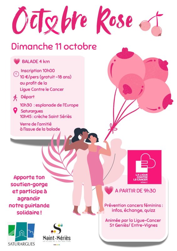Balade 4 Kms Octobre Rose