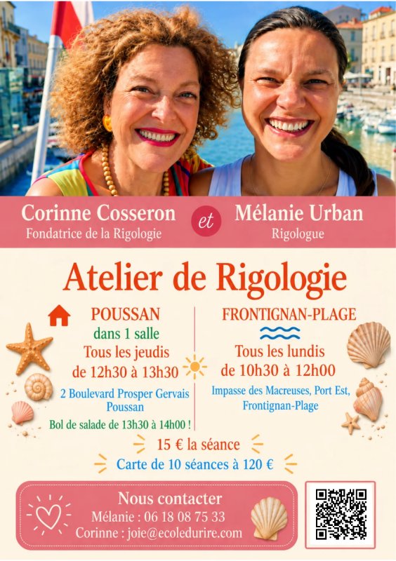 Ateliers de Rigologie - Tous les jeudis - La Vo&ucirc;te Poussan
