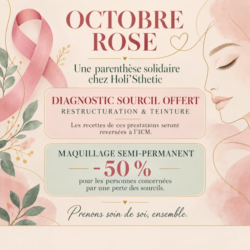 Octobre Rose chez Holi&rsquo;Sthetic