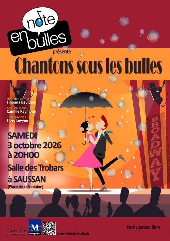 Chantons sous les bulles, spectacle autour des com&eacute;dies musicales !