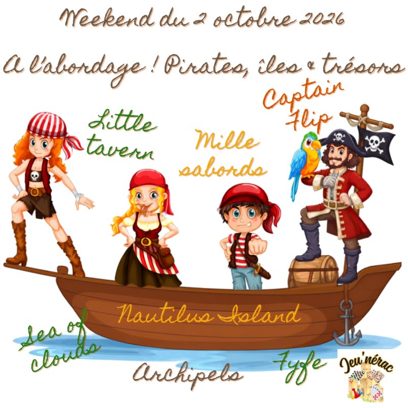 🏴&zwj;☠️🌴 &Agrave; L&rsquo;ABORDAGE ! PIRATES, &Icirc;LES & TR&Eacute;SORS 💰🏝️