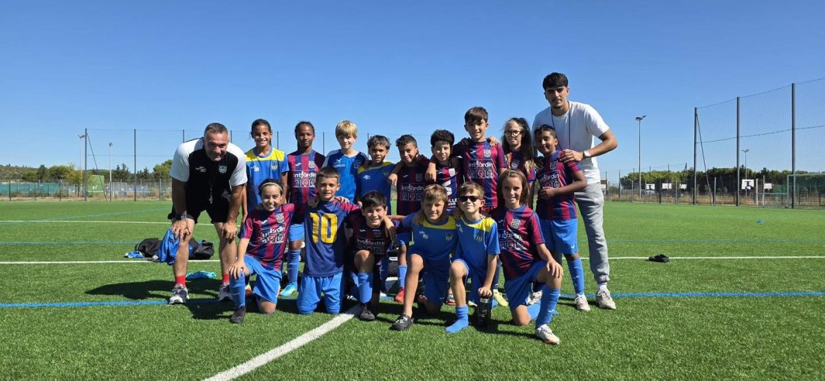 C&rsquo;est le plateau de rentr&eacute;e pour les deux &eacute;quipes U11 du FC Domitia