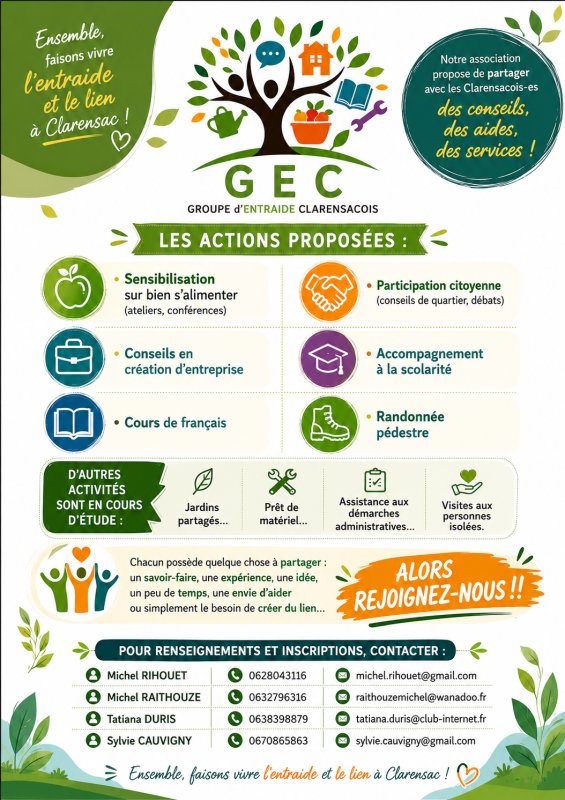 Groupe d'Entraide Clarensacois - GEC