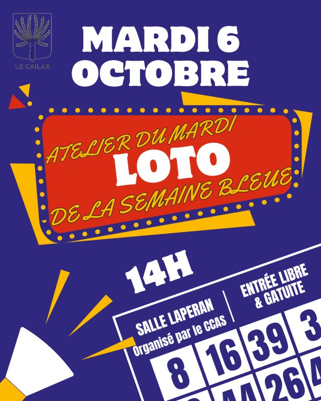 &Eacute;v&egrave;nement : 💙 ATELIER DU MARDI 💙