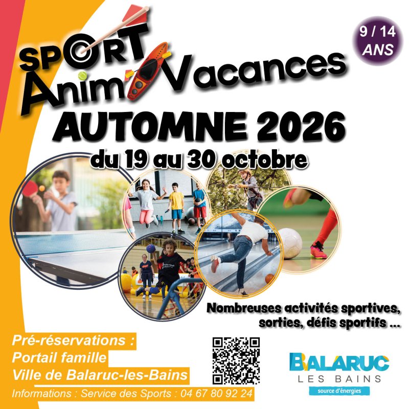 Vacances sportives - Inscriptions