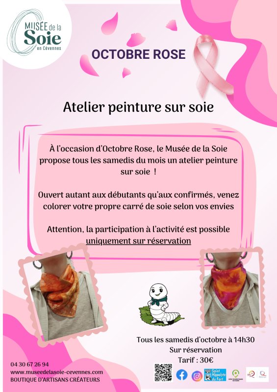 Atelier peinture sur Soie
