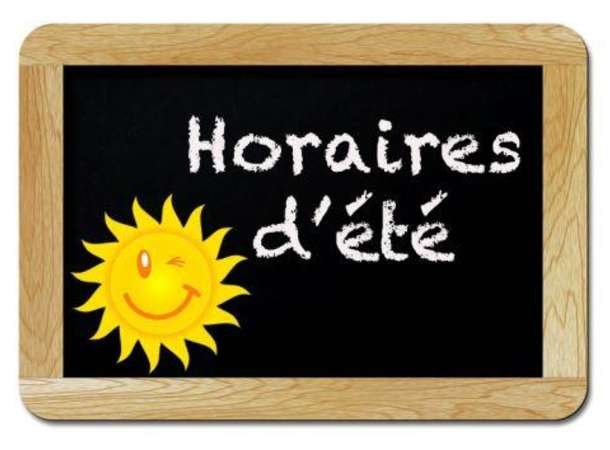 MAIRIE : HORAIRES D'&Eacute;T&Eacute;