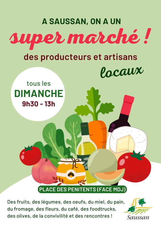 LE MARCHE EST DE RETOUR CE DIMANCHE !