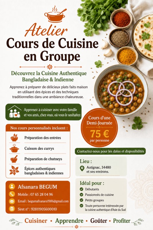 Cours de cuisine