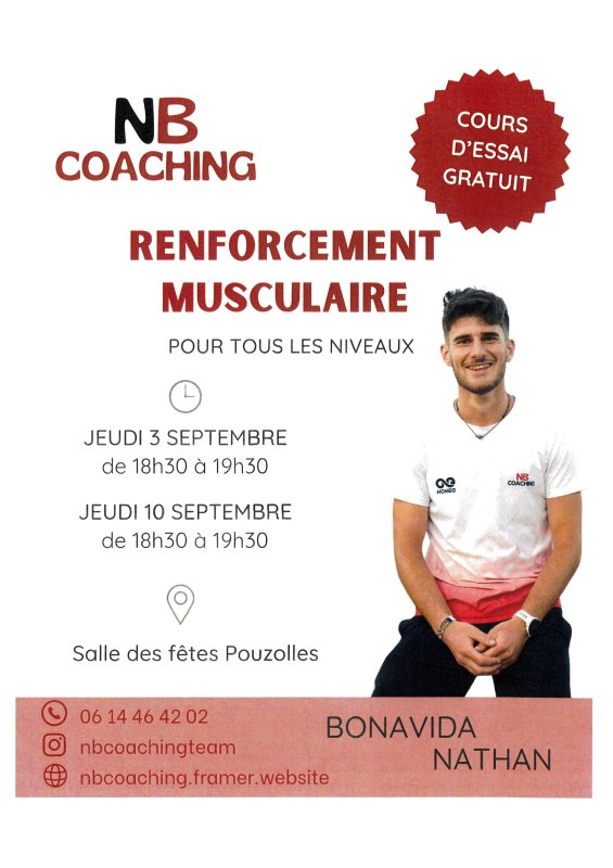 Renforcement musculaire - NB COACHING