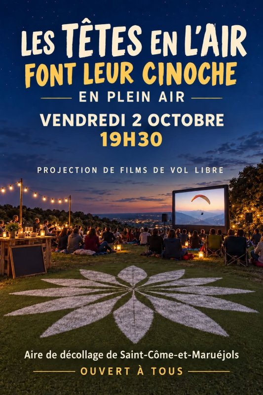 Les t&ecirc;tes en l'air font leur cinoche en plein air vendredi 02/10