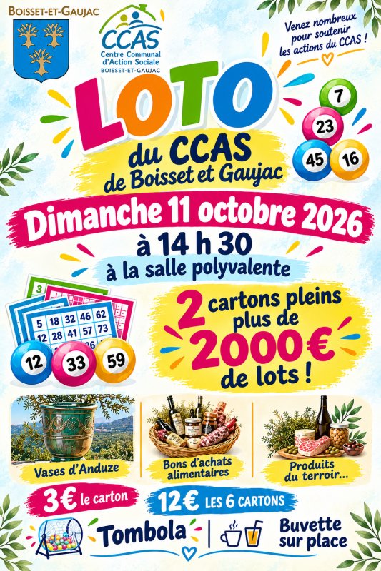 📢Loto du CCAS