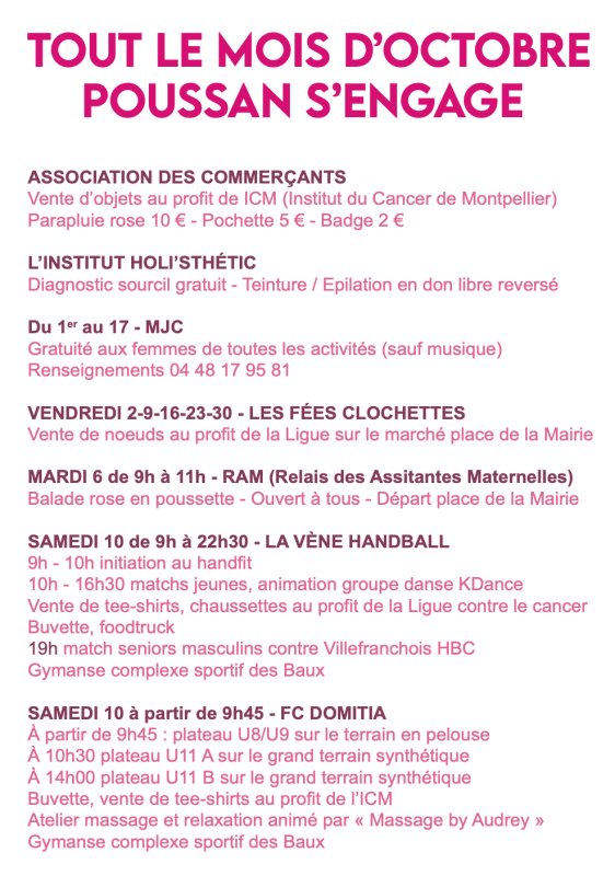 #Poussan en Rose #octobrerose 🎀🎀🎀
