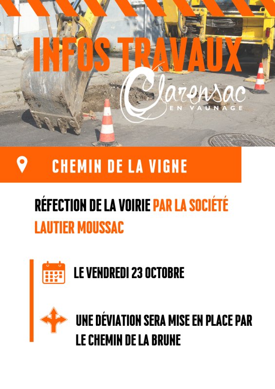 [INFOS TRAVAUX]