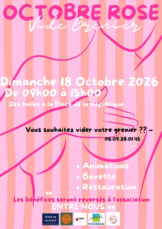 VIDE GRENIER OCTOBRE ROSE