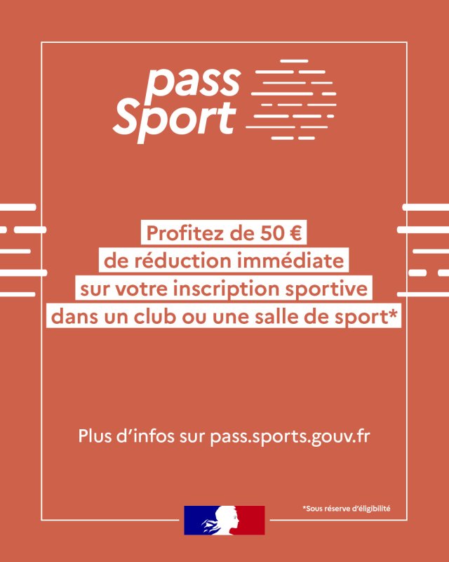 🏃&zwj;♀️ LE PASS SPORT EST DE RETOUR ! 🏃&zwj;♂️