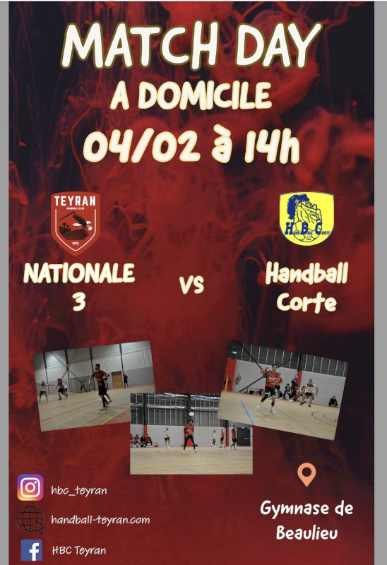 Match handball Nationale 3
