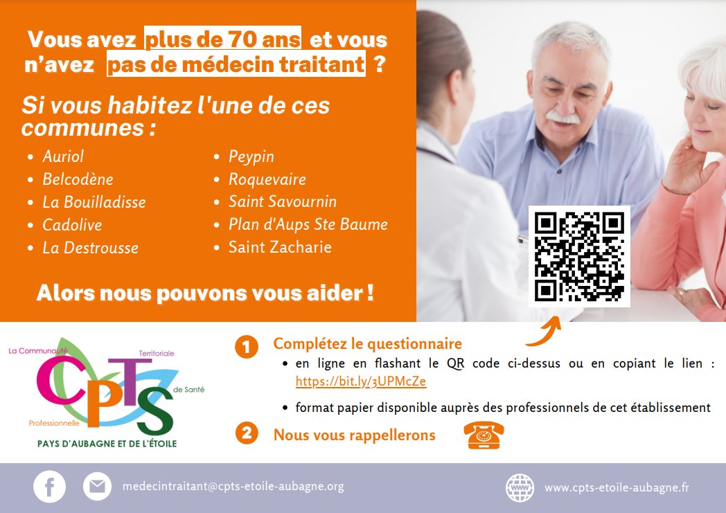 Notre aide pour trouver un médecin traitant !
