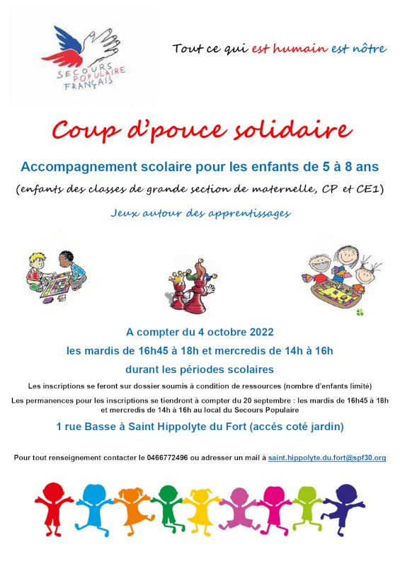 Coup d’pouce solidaire