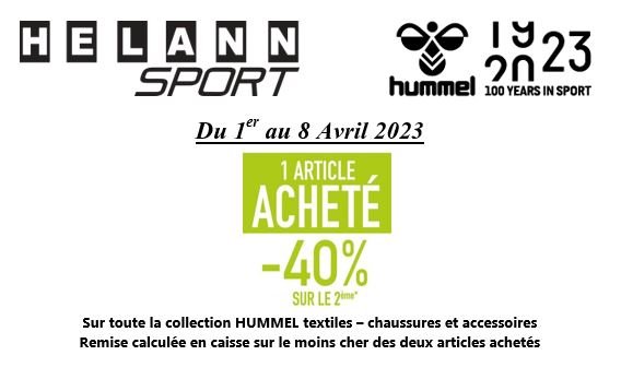 Nouvelles promotions HELANN Sport Les Angles