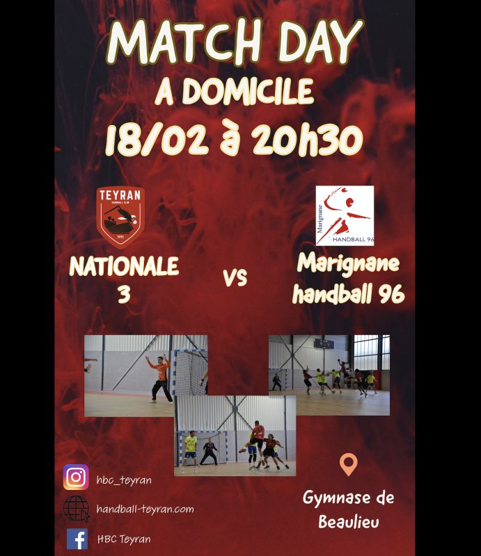 Match handball Nationale 3