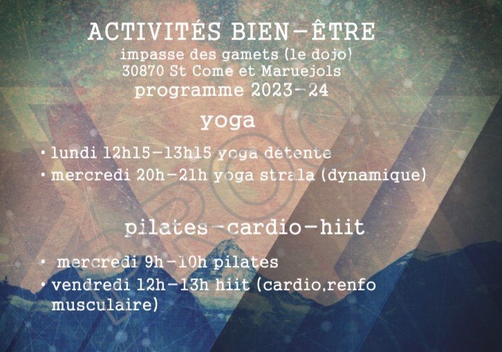 Séances yoga, pilates.... Association MALEE