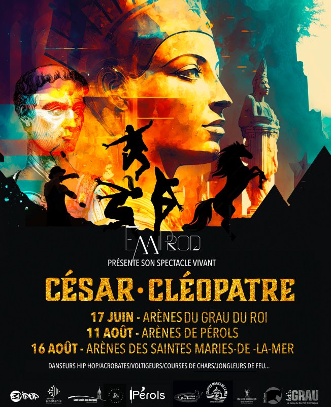 Emipop partenaire du Spectacle César & Cléopâtre