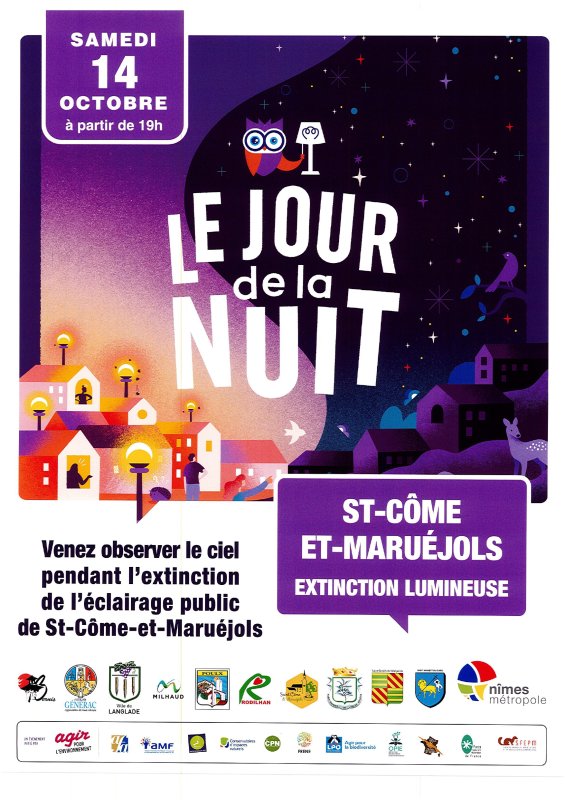 Le jour de la nuit : samedi 14 octobre 2023