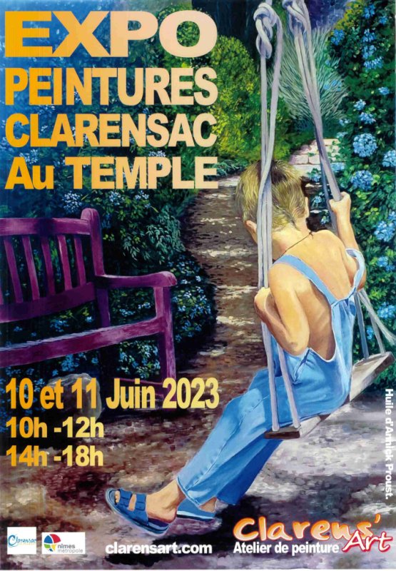 Clarens'art Expo peintures au Temple